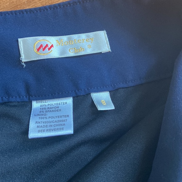 Monterey Club size 8 skort - Picture 2 of 3
